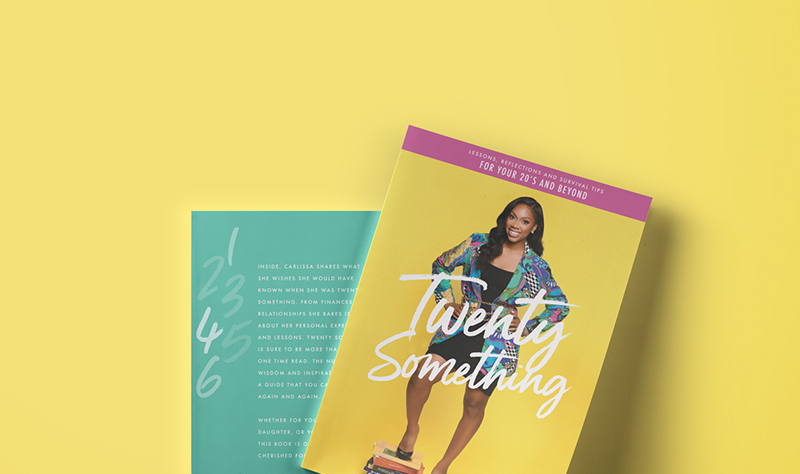 Twenty Something Book Cover design for Carlissa Shaw designed by Hire Henri Creative