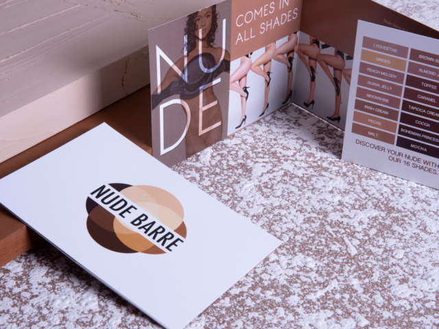 Nude Barre Brochure designed by Hire Henri Creative